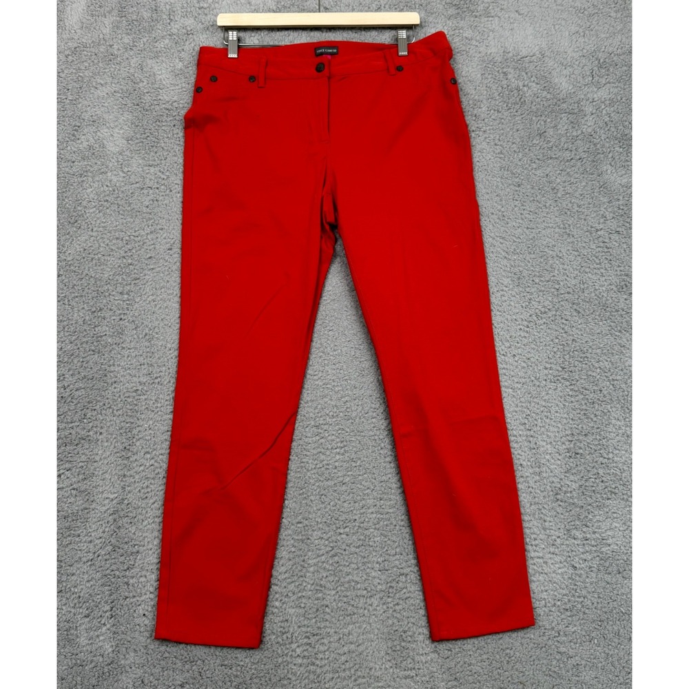 Vince Camuto Pants Womens 14 Red Tomatogirl European Mediterranean Romantic Euro